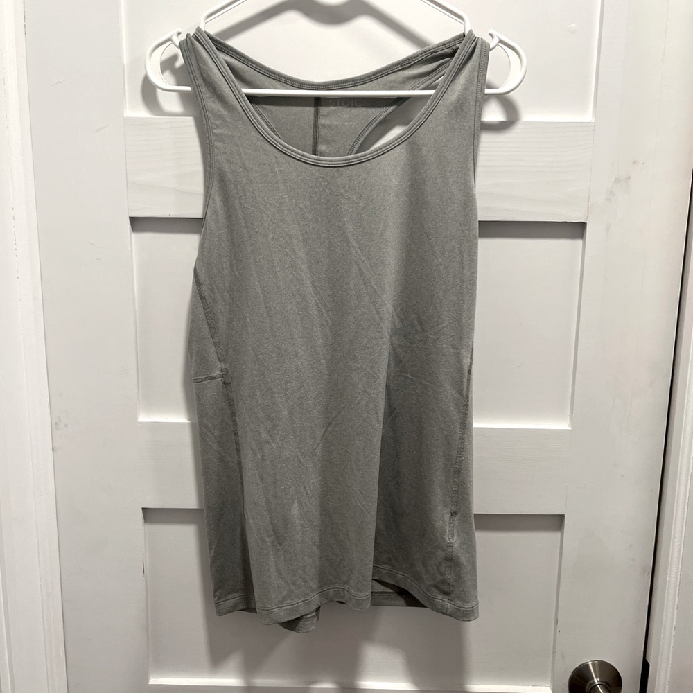 Gray tank top size L